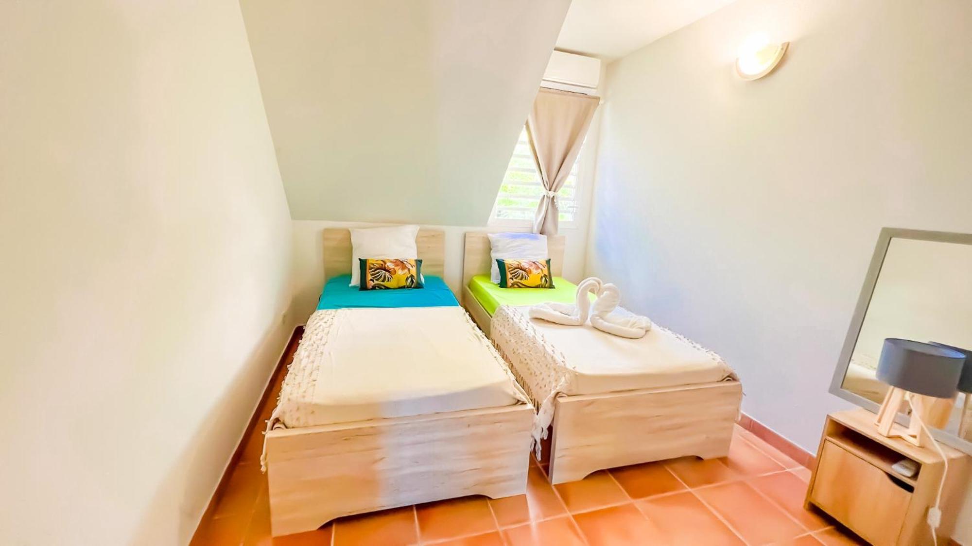 Magnifique Appartement Fleurs Caraibes - 6 Personnes En Residence Avec Piscine Privee - Sainte Anne Eksteriør billede