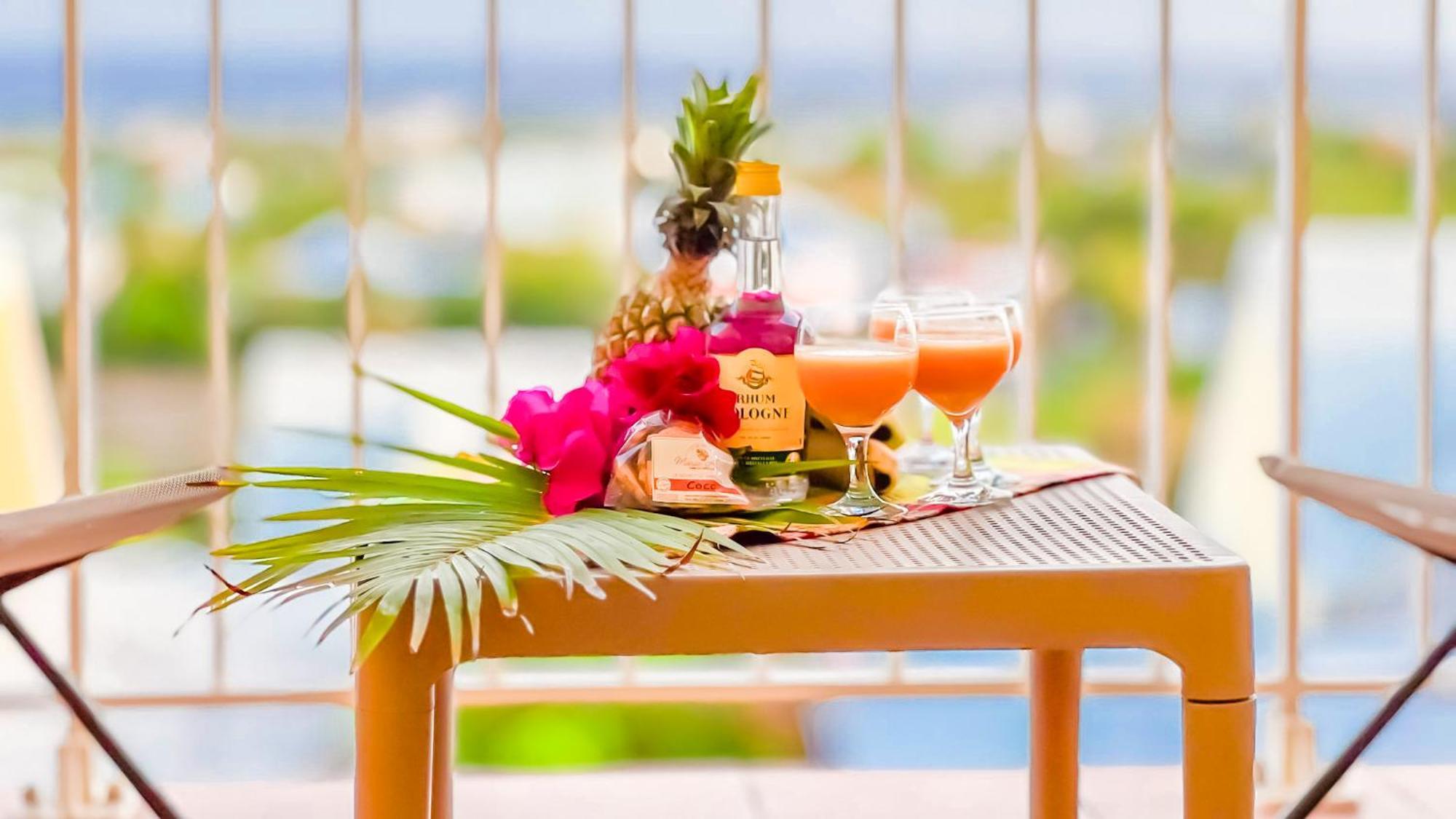 Magnifique Appartement Fleurs Caraibes - 6 Personnes En Residence Avec Piscine Privee - Sainte Anne Eksteriør billede